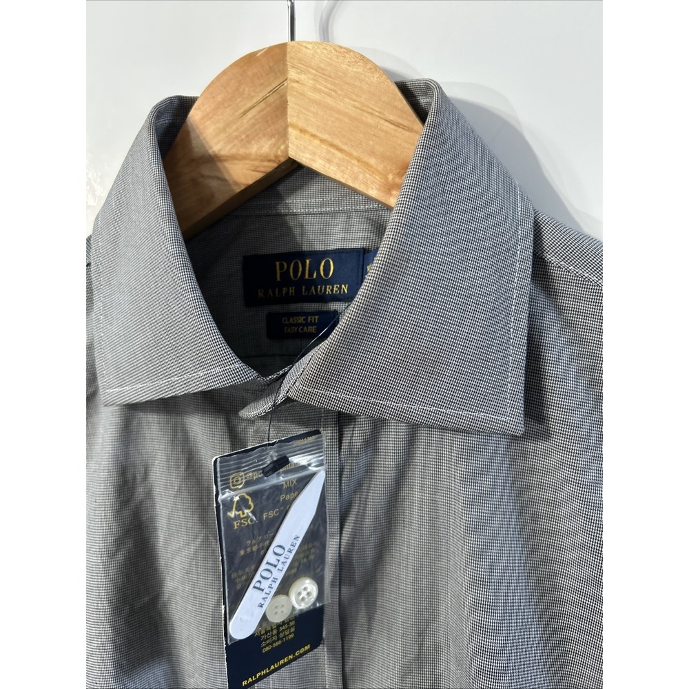 NWT Polo Ralph Lauren Easy Care Classic Fit L/S Button Shirt Sz 14.5 32/33
